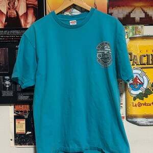 Supreme Sturgis 81st Annual 2021 Motorcycle Rally Teal T-Shirt XL